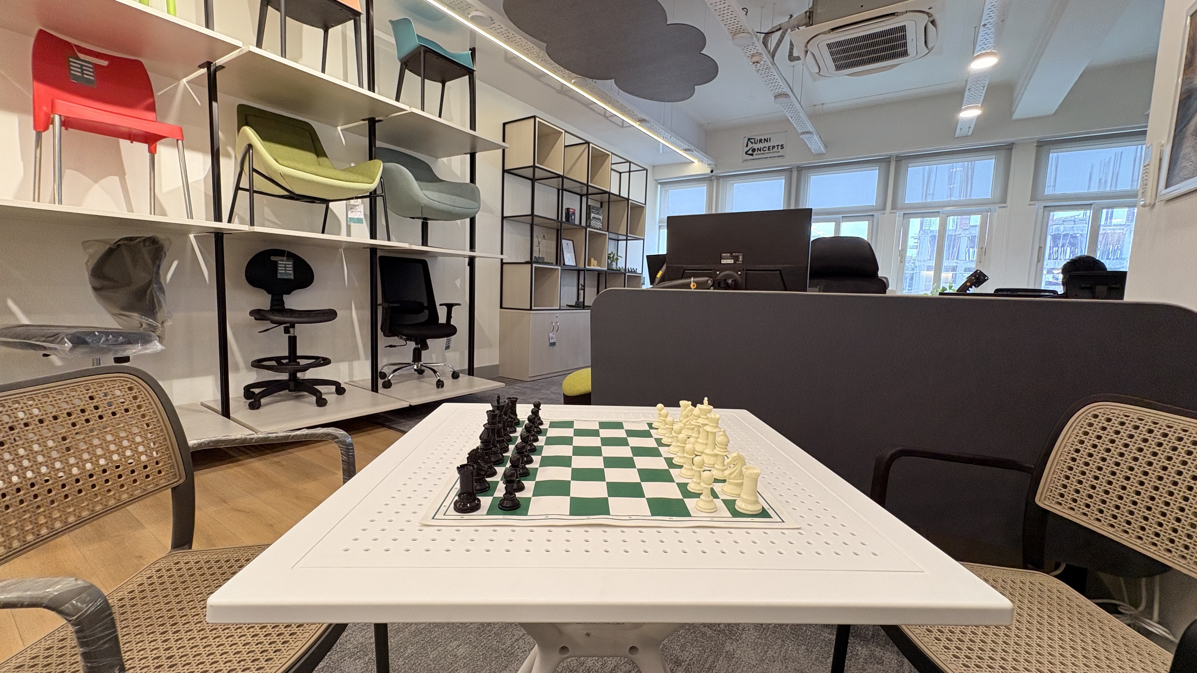 Furniconcept lab Showroom , Chennai. India - office furniture project by Furniconcepts